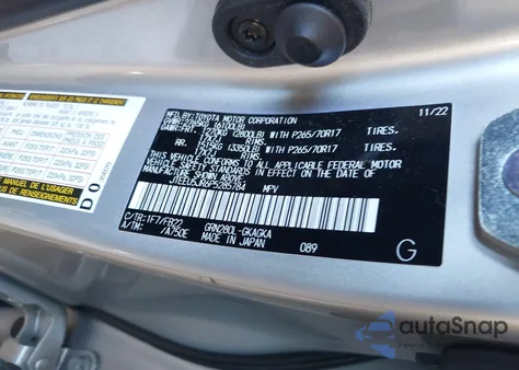 2023 Toyota 4Runner Sr5 from USA, damaged, VIN JTEEU5JR6P5285784